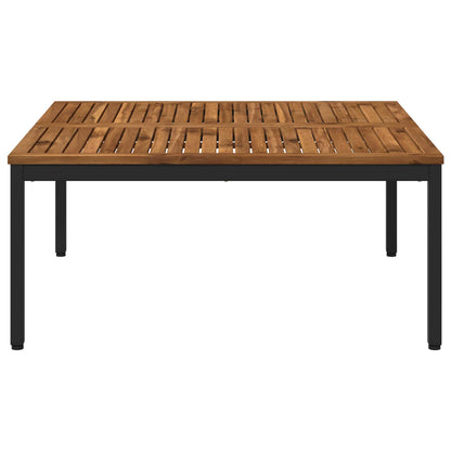vidaXL Coffee Table Natural and Black 98 x 100.5 x 45 cm