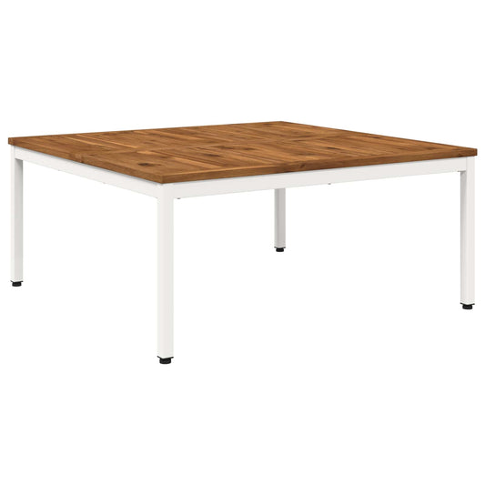 vidaXL Coffee Table Natural and White 98 x 100.5 x 45 cm