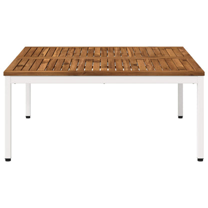 vidaXL Coffee Table Natural and White 98 x 100.5 x 45 cm