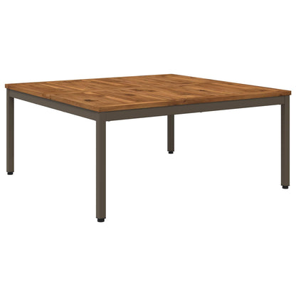 vidaXL Coffee Table Natural and Coffee 98 x 100.5 x 45 cm