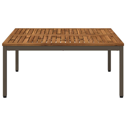 vidaXL Coffee Table Natural and Coffee 98 x 100.5 x 45 cm
