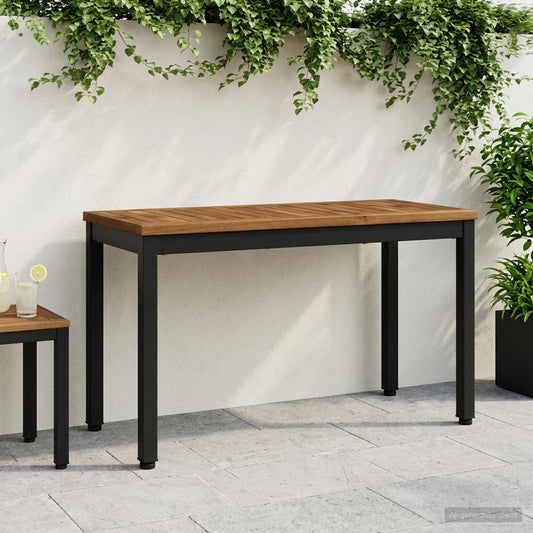 vidaXL Garden Bench 80.5 x 35 x 45 cm Solid Acacia Wood Rectangular