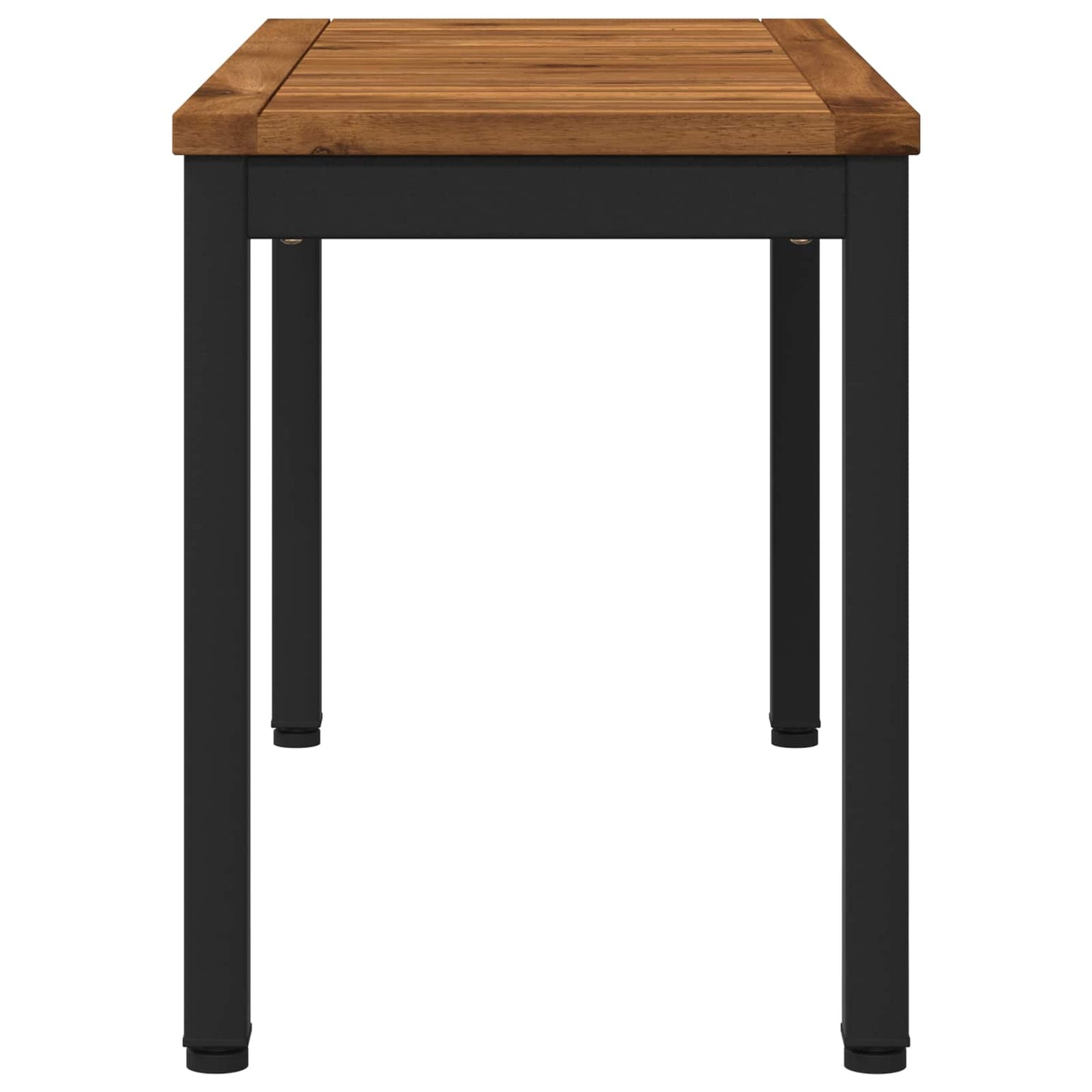 vidaXL Garden Bench 80.5 x 35 x 45 cm Solid Acacia Wood Rectangular