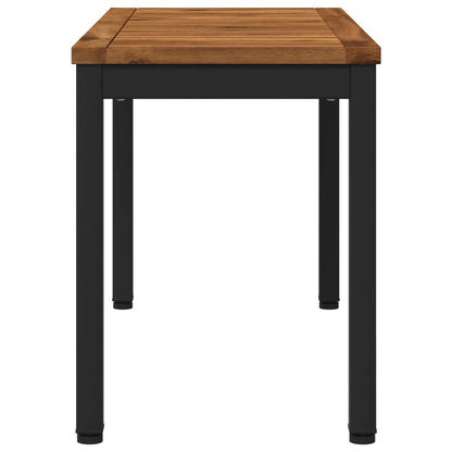 vidaXL Garden Bench 80.5 x 35 x 45 cm Solid Acacia Wood Rectangular