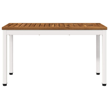 vidaXL Garden Bench 80.5 x 35 x 45 cm Solid Acacia Wood Rectangular