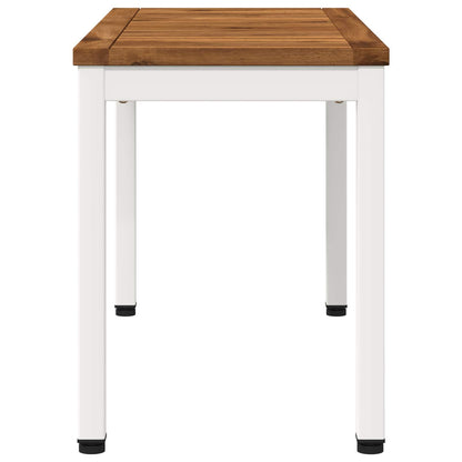 vidaXL Garden Bench 80.5 x 35 x 45 cm Solid Acacia Wood Rectangular