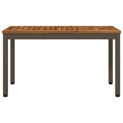 vidaXL Garden Bench 80.5 x 35 x 45 cm Solid Acacia Wood Rectangular