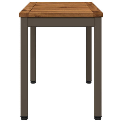vidaXL Garden Bench 80.5 x 35 x 45 cm Solid Acacia Wood Rectangular