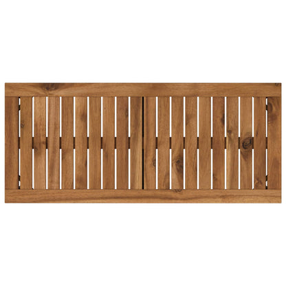 vidaXL Garden Bench 80.5 x 35 x 45 cm Solid Acacia Wood Rectangular