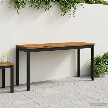 vidaXL Garden Bench 108.5 x 35 x 45 cm Solid Acacia Wood Rectangular