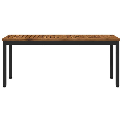 vidaXL Garden Bench 108.5 x 35 x 45 cm Solid Acacia Wood Rectangular