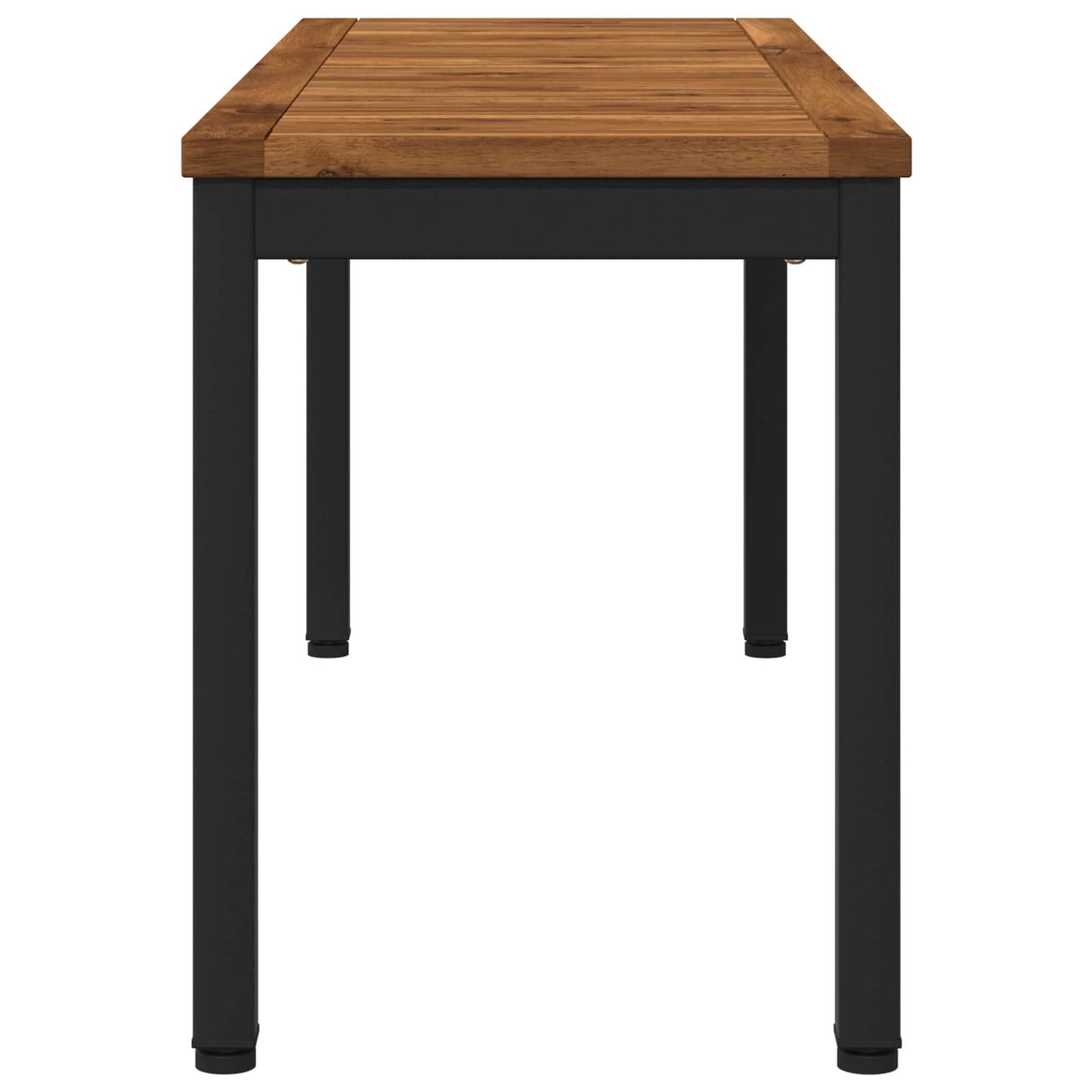 vidaXL Garden Bench 108.5 x 35 x 45 cm Solid Acacia Wood Rectangular