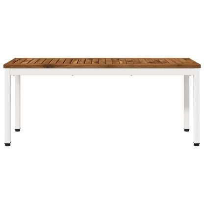 vidaXL Garden Bench 108.5 x 35 x 45 cm Solid Acacia Wood Rectangular