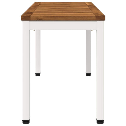 vidaXL Garden Bench 108.5 x 35 x 45 cm Solid Acacia Wood Rectangular