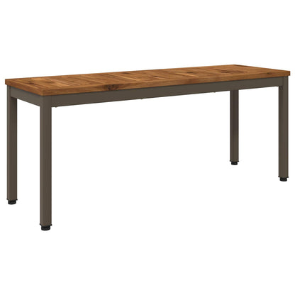 vidaXL Garden Bench 108.5 x 35 x 45 cm Solid Acacia Wood Rectangular