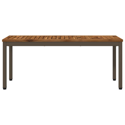 vidaXL Garden Bench 108.5 x 35 x 45 cm Solid Acacia Wood Rectangular