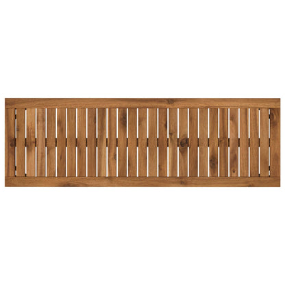 vidaXL Garden Bench 108.5 x 35 x 45 cm Solid Acacia Wood Rectangular