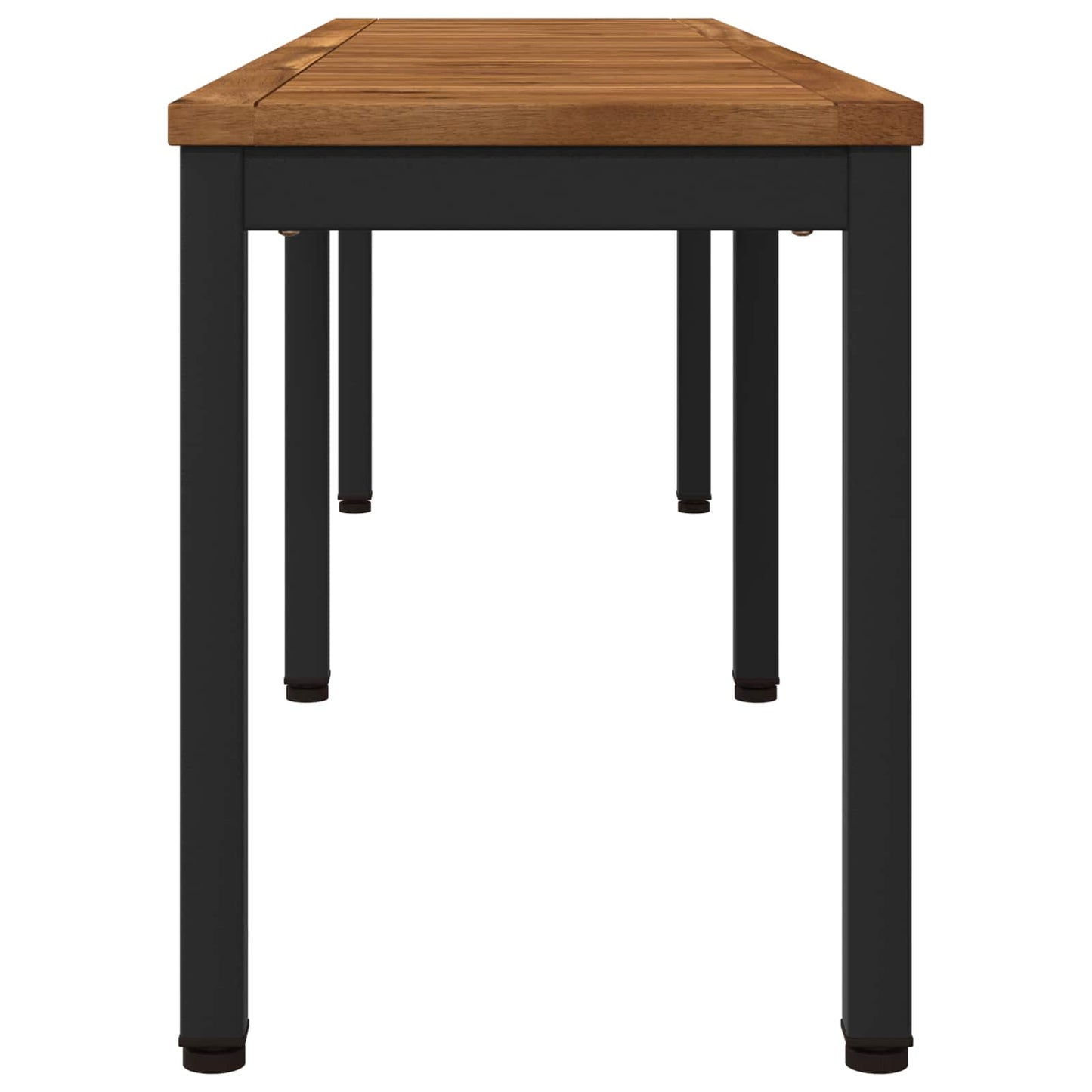 vidaXL Garden Bench 161 x 35 x 45 cm Solid Acacia Wood Rectangular