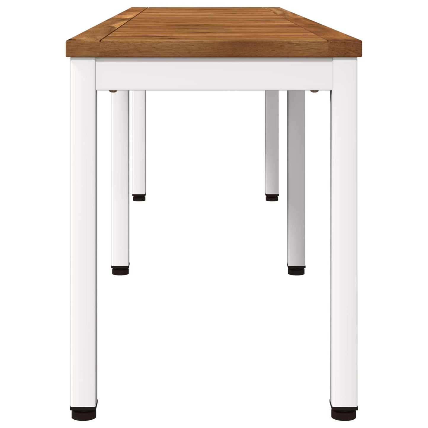 vidaXL Garden Bench 161 x 35 x 45 cm Solid Acacia Wood Rectangular
