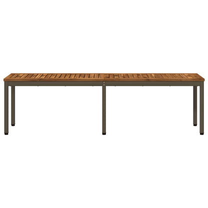 vidaXL Garden Bench 161 x 35 x 45 cm Solid Acacia Wood Rectangular