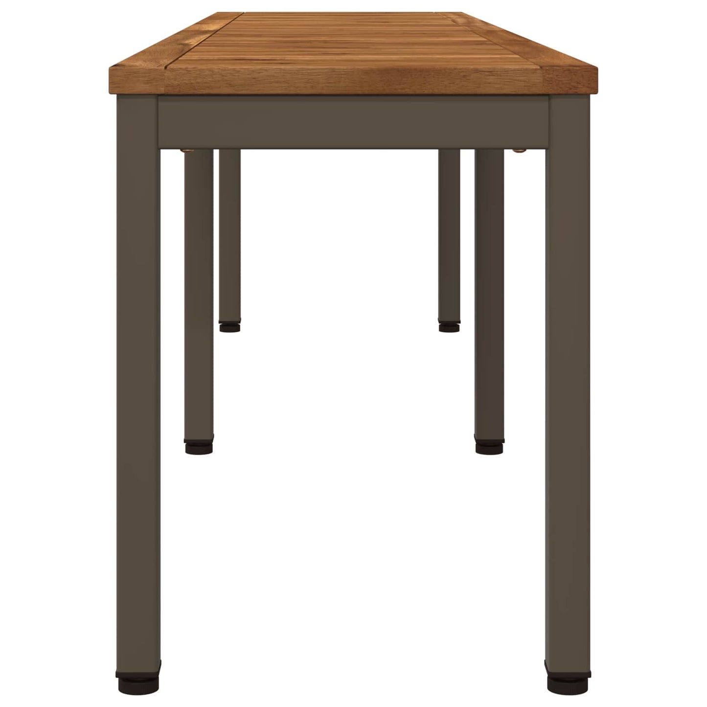vidaXL Garden Bench 161 x 35 x 45 cm Solid Acacia Wood Rectangular