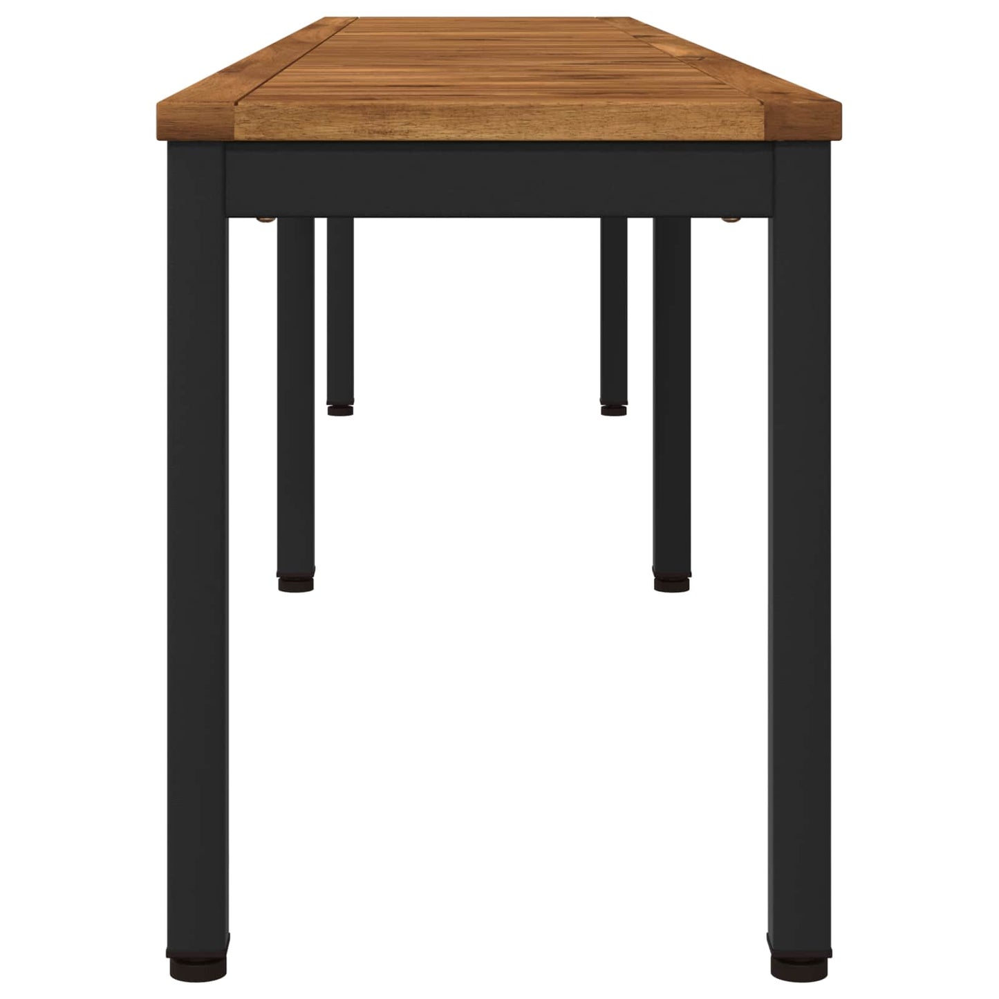 vidaXL Garden Bench 201 x 35 x 45 cm Solid Acacia Wood Rectangular