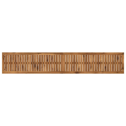 vidaXL Garden Bench 201 x 35 x 45 cm Solid Acacia Wood Rectangular