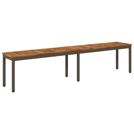 vidaXL Garden Bench 201 x 35 x 45 cm Solid Acacia Wood Rectangular