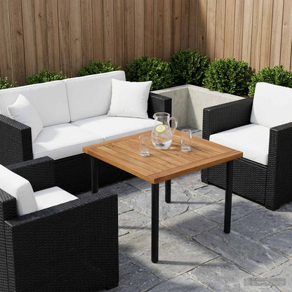 vidaXL Table Top 48.5 x 49 x 2 cm Rectangular Solid Acacia Wood