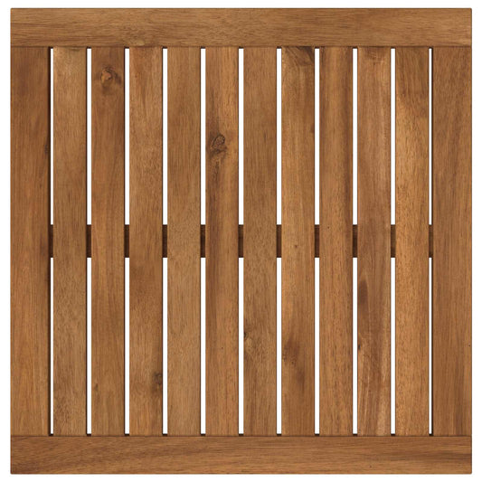 vidaXL Table Top 48.5 x 49 x 2 cm Rectangular Solid Acacia Wood