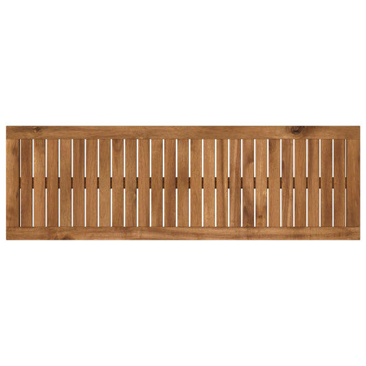 vidaXL Table Top 108.5 x 35 x 2 cm Rectangular Solid Acacia Wood
