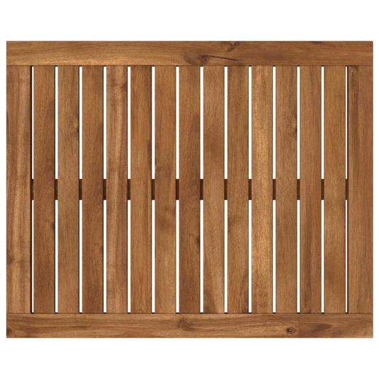 vidaXL Table Top 60.5 x 49 x 2 cm Rectangular Solid Acacia Wood