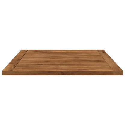 vidaXL Table Top 60.5 x 49 x 2 cm Rectangular Solid Acacia Wood