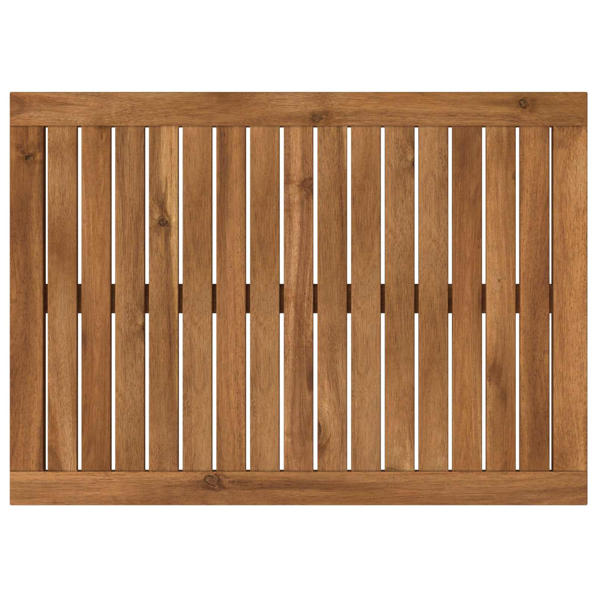 vidaXL Table Top 68.5 x 49 x 2 cm Rectangular Solid Acacia Wood