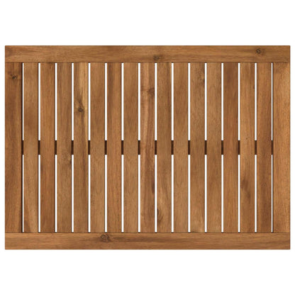 vidaXL Table Top 68.5 x 49 x 2 cm Rectangular Solid Acacia Wood