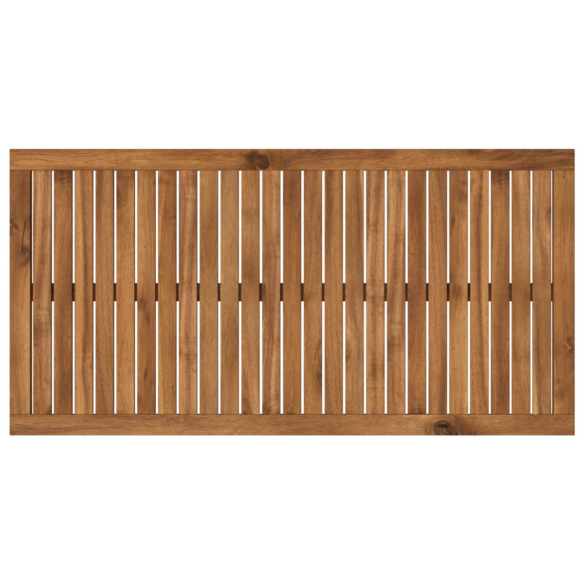vidaXL Table Top 108.5 x 55 x 2 cm Rectangular Solid Acacia Wood