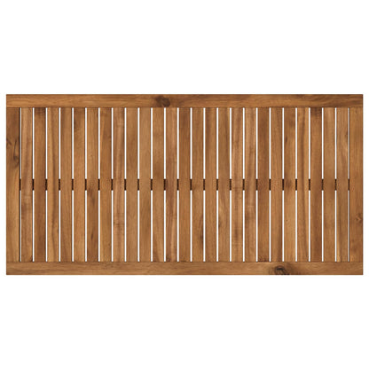 vidaXL Table Top 108.5 x 55 x 2 cm Rectangular Solid Acacia Wood