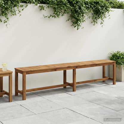 vidaXL Garden Bench LAREN 201 x 35 x 45 cm Solid Acacia Wood Natural