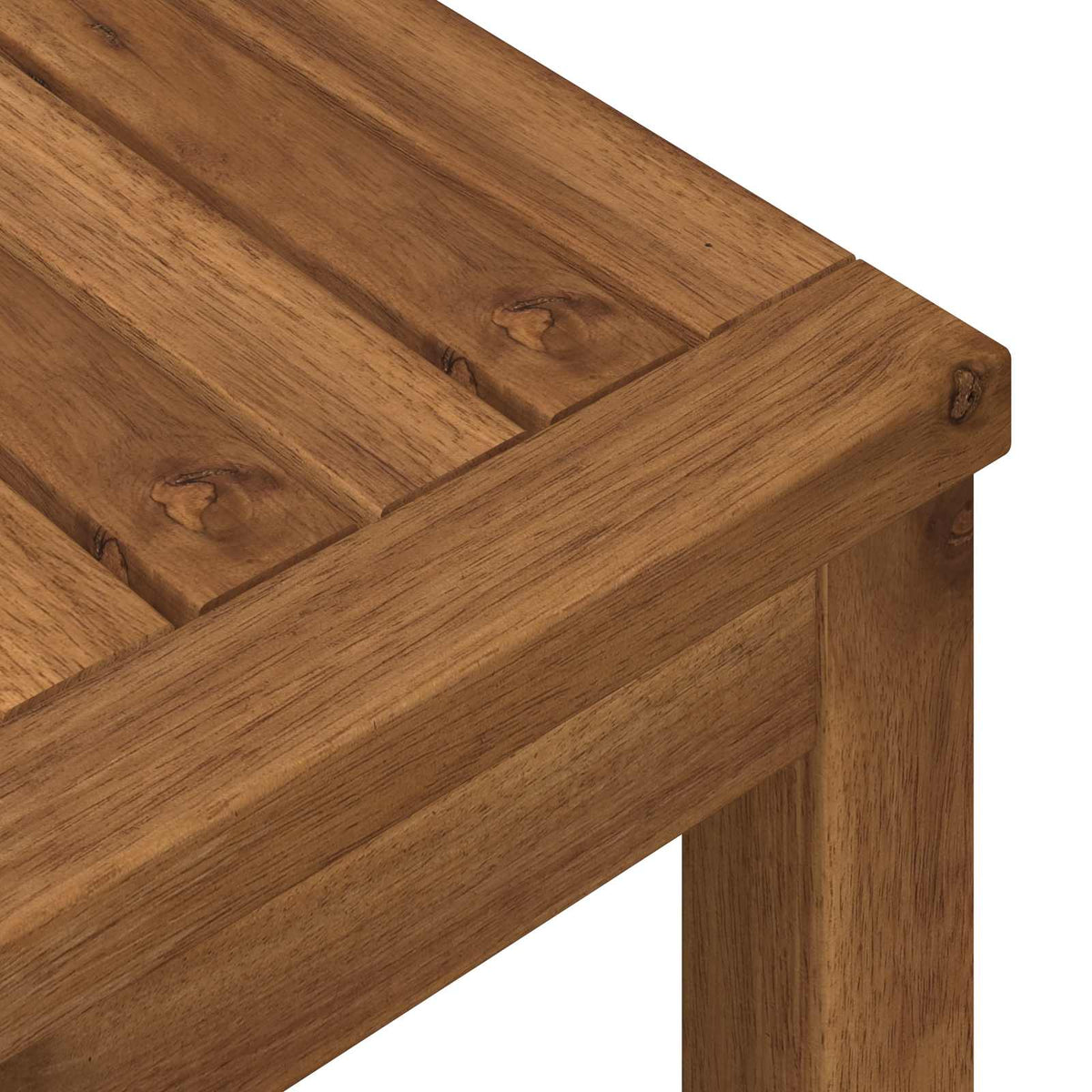 vidaXL Coffee Table Natural 48.5 x 49 x 45 cm Solid Acacia Wood