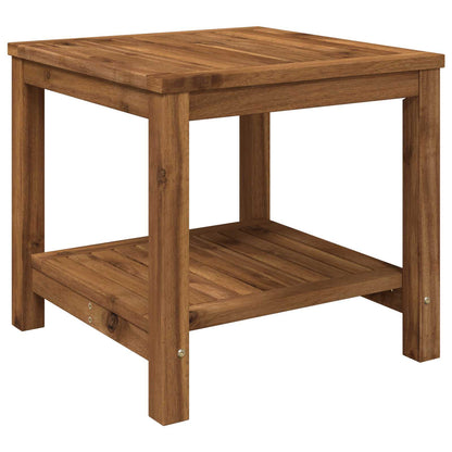 vidaXL Coffee Table Natural 48.5 x 49 x 45 cm Solid Acacia Wood