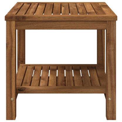 vidaXL Coffee Table Natural 48.5 x 49 x 45 cm Solid Acacia Wood
