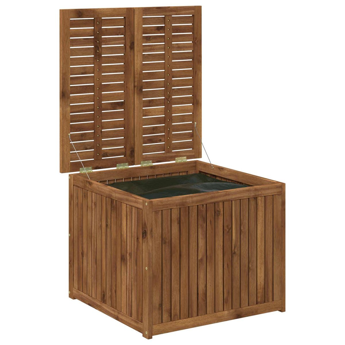 vidaXL Garden Storage Box Solid Acacia Wood 70.5 x 68.5 x 53.5 cm