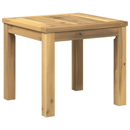 vidaXL Coffee Table White 40 x 40.5 x 36 cm Solid Acacia Wood