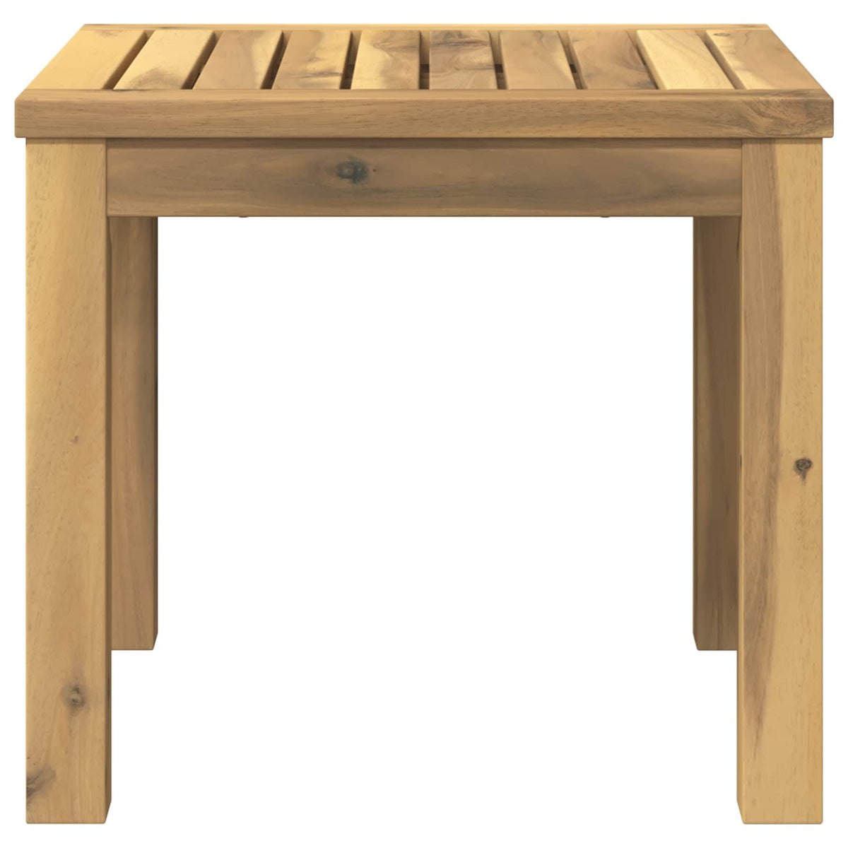 vidaXL Coffee Table White 40 x 40.5 x 36 cm Solid Acacia Wood