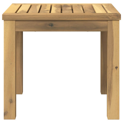 vidaXL Coffee Table White 40 x 40.5 x 36 cm Solid Acacia Wood
