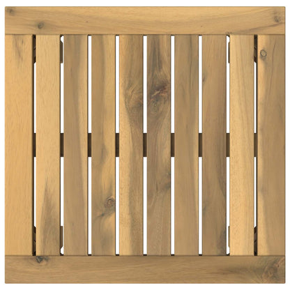 vidaXL Coffee Table White 40 x 40.5 x 36 cm Solid Acacia Wood