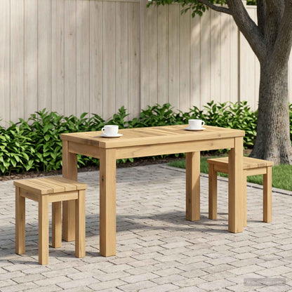 vidaXL Coffee Table White 60.5 x 30 x 36 cm Solid Acacia Wood