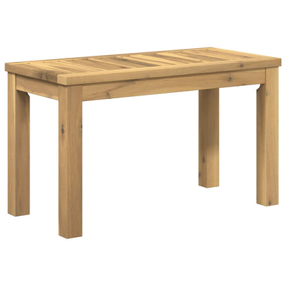 vidaXL Coffee Table White 60.5 x 30 x 36 cm Solid Acacia Wood