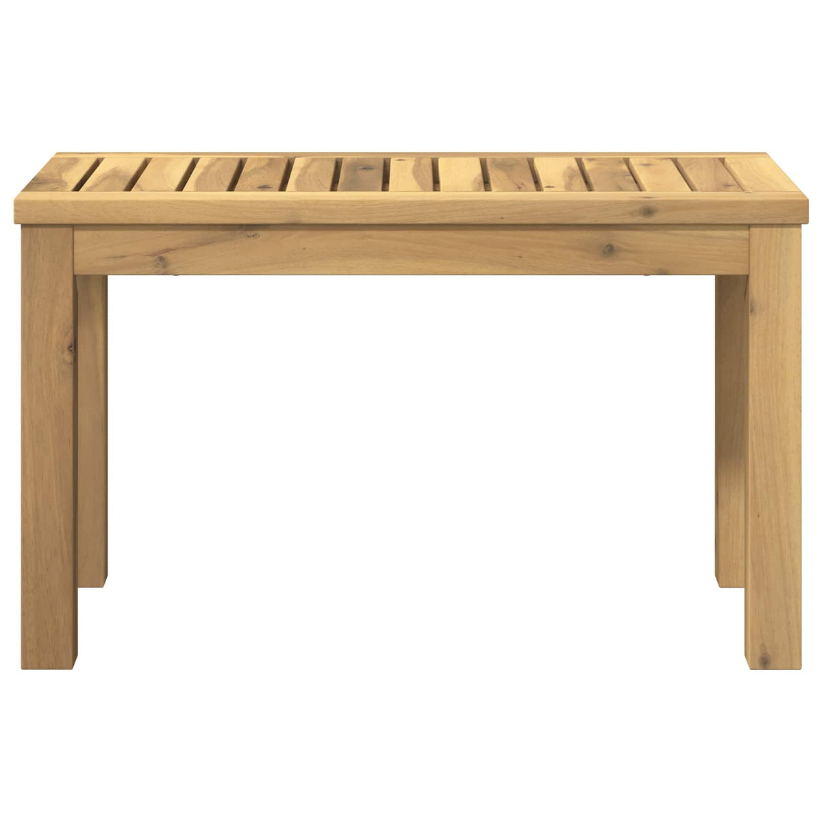 vidaXL Coffee Table White 60.5 x 30 x 36 cm Solid Acacia Wood