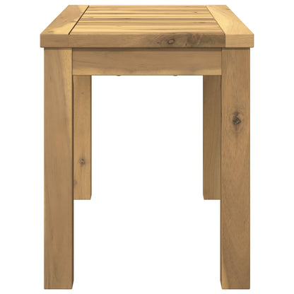 vidaXL Coffee Table White 60.5 x 30 x 36 cm Solid Acacia Wood